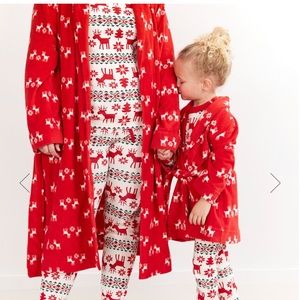 Hanna Andersson microfleece robe.